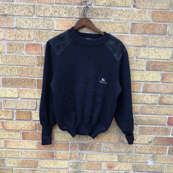 Vintage Burberrys 100% Pure New Wool Sweater Small - Picture 6 of 10